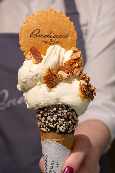 Badiani Barcelona Colomba de Pascua gelato italiano postres